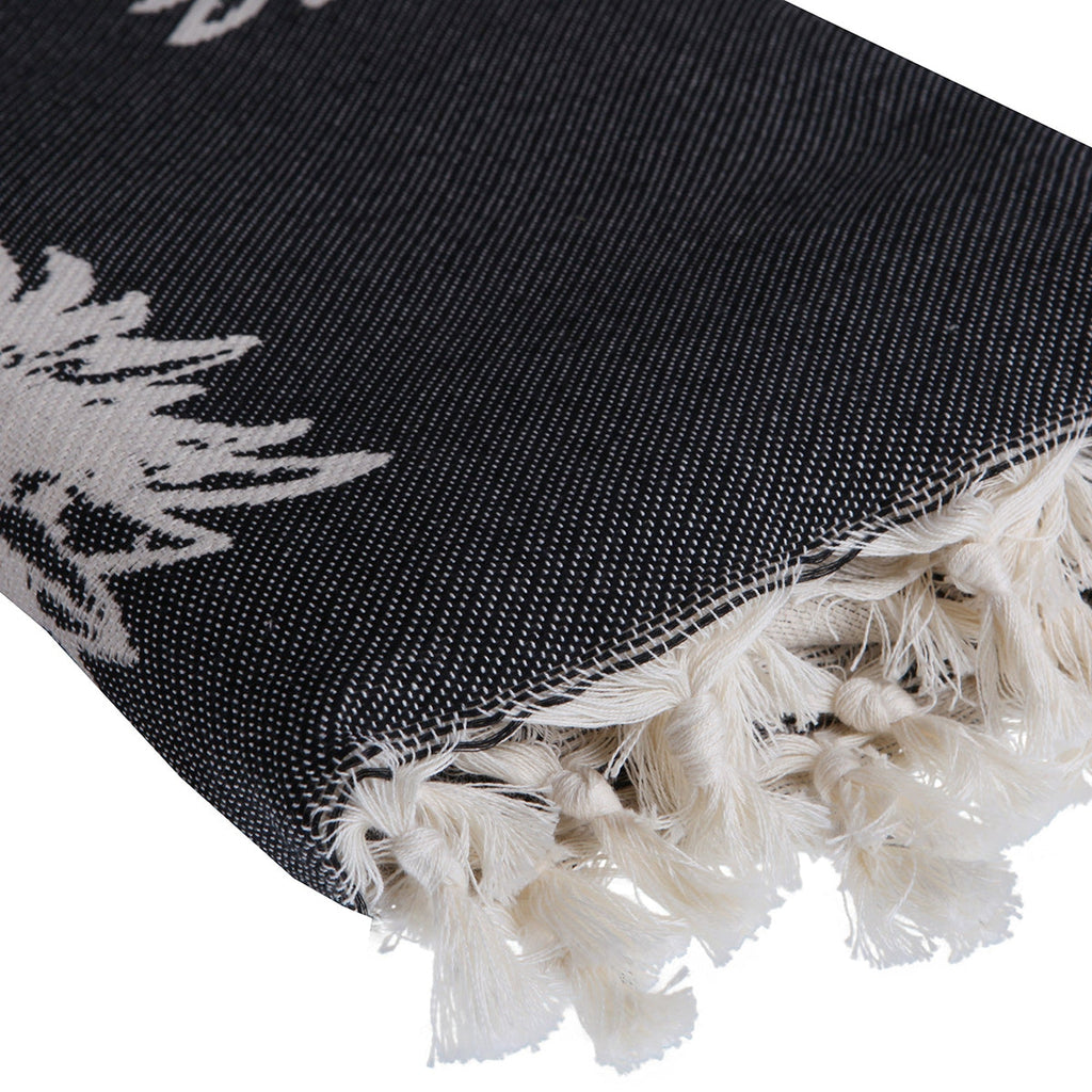 Ananas - Fouta Jacquard - Noir