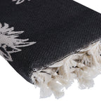 Ananas - Fouta Jacquard - Noir