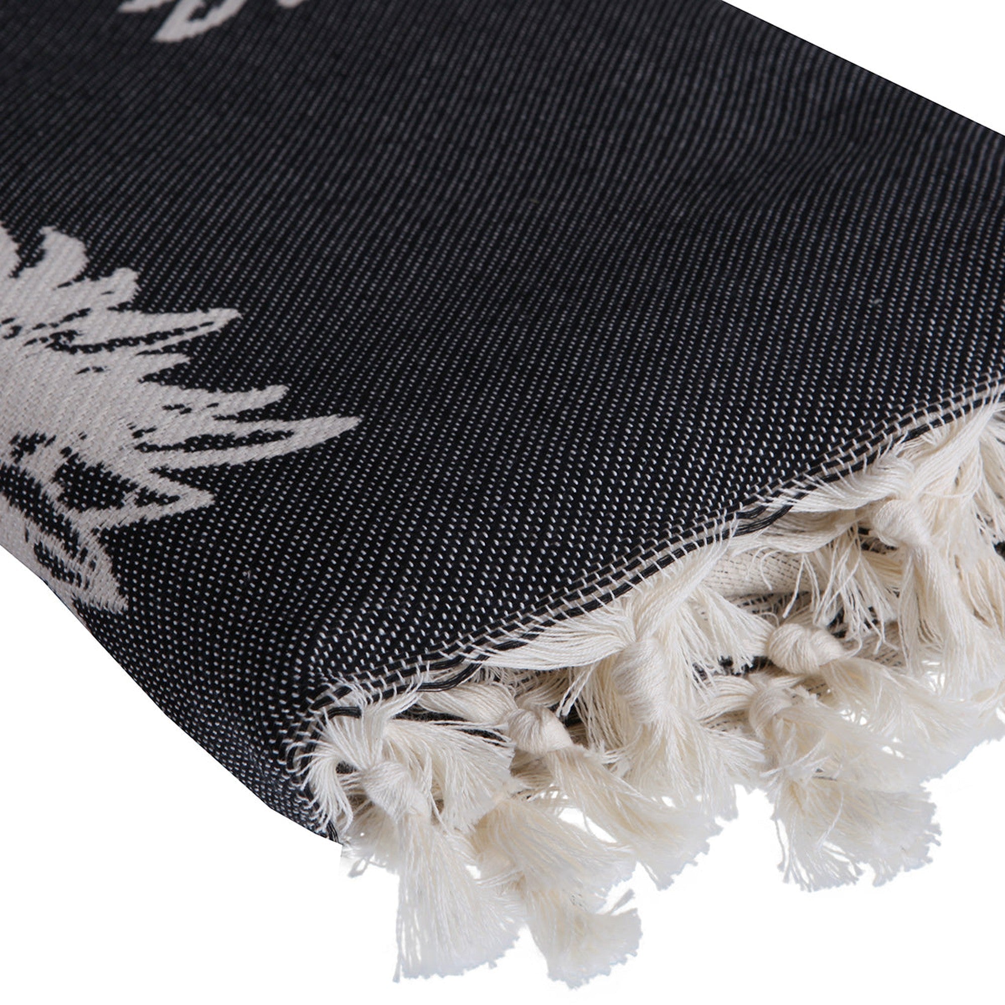 Ananas - Fouta Jacquard - Noir