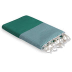 Ibiza - Fouta Nid D'Abeille - Vert Brésil