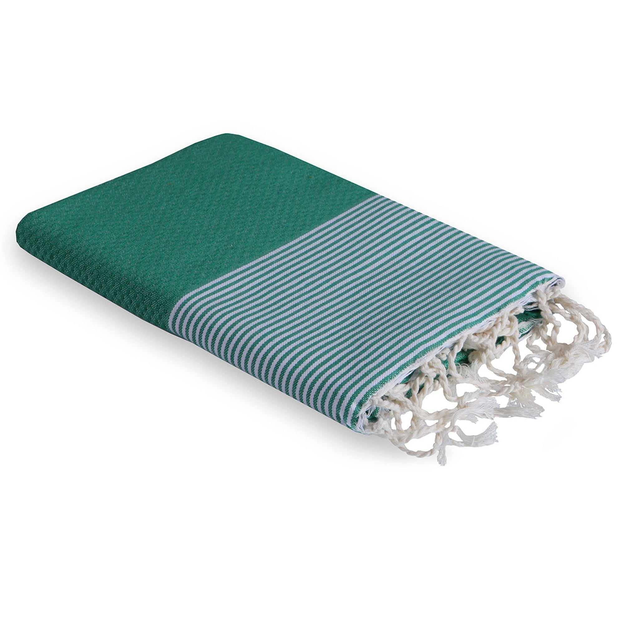 Ibiza - Fouta Nid D'Abeille - Vert Brésil