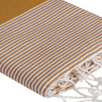 Ibiza - Fouta Nid D'Abeille - Jaune Moutarde
