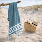 Newport - Fouta - Bleu Pétrole