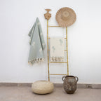 Palmier - Fouta Jacquard - Vert D'Eau