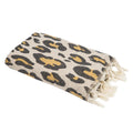 Leopard - Fouta Jacquard - Marron