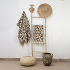 Leopard - Fouta Jacquard - Marron