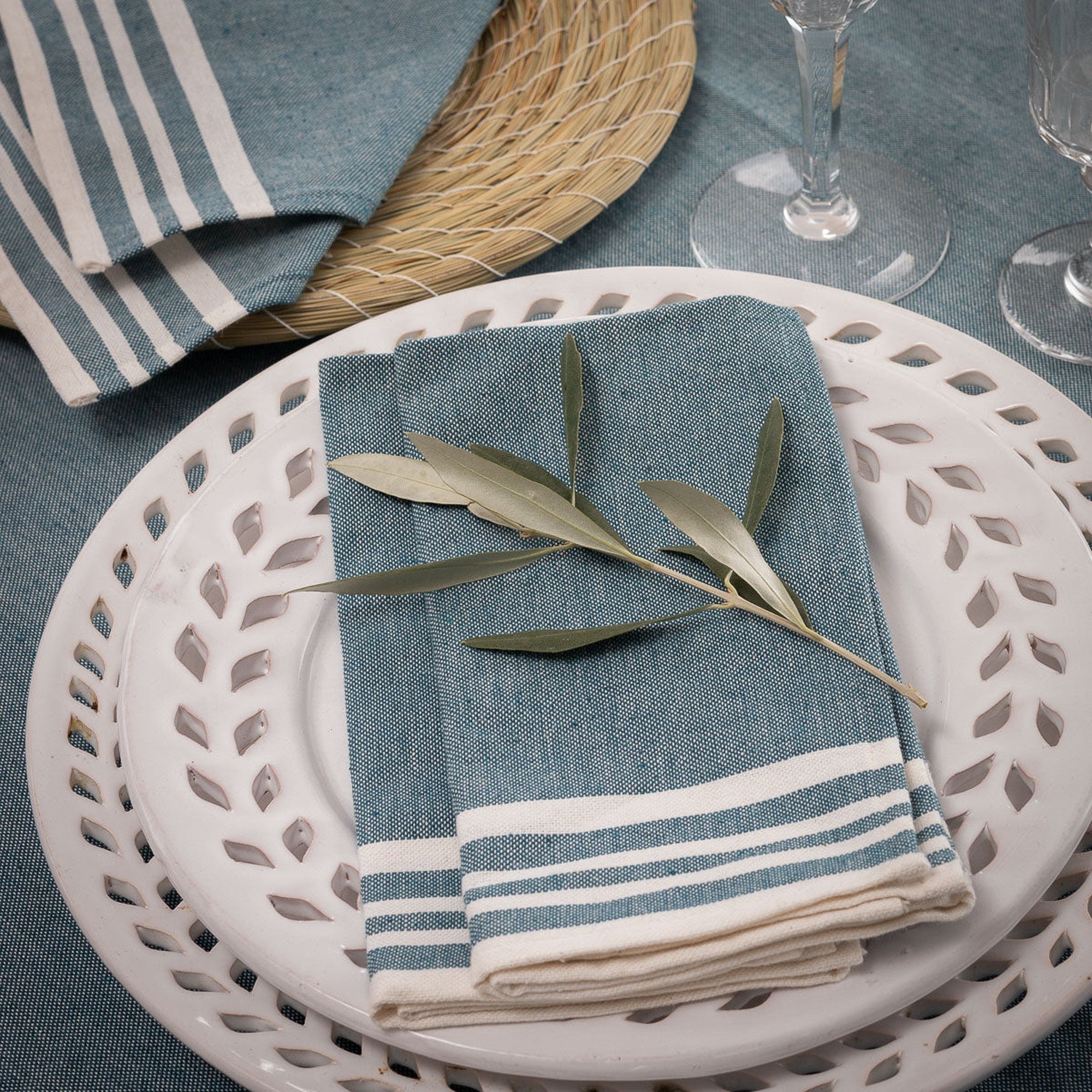Mahdia - Nappe - Bleu Pétrole
