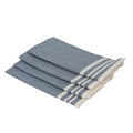 Mahdia - Lot De 4 Serviettes De Table - Bleu Jean
