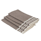 Mahdia - Lot De 4 Serviettes De Table - Taupe