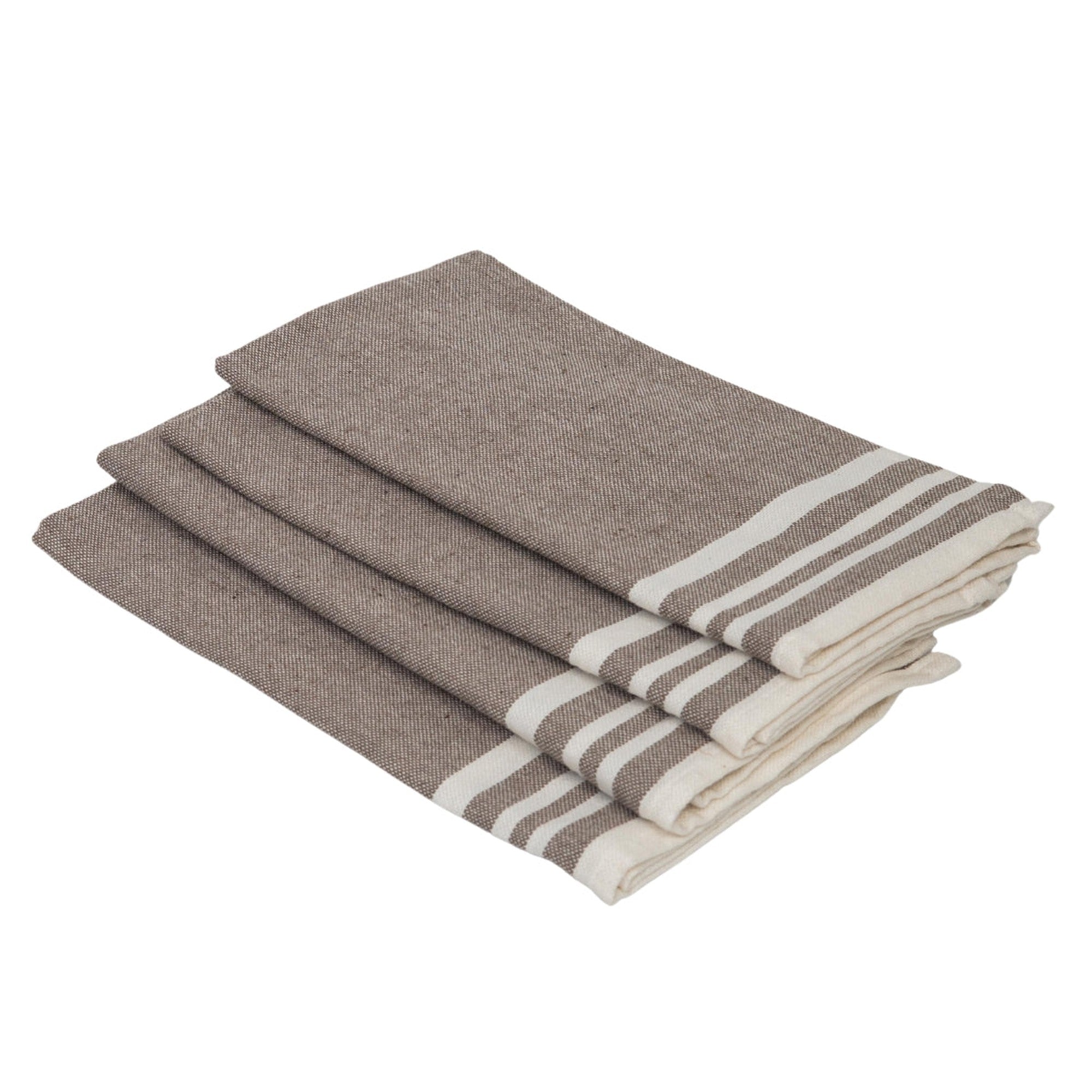 Mahdia - Lot De 4 Serviettes De Table - Taupe