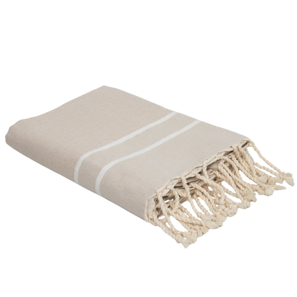 Sienna - Fouta Jacquard - Beige