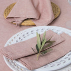 Colette - Lot De 4 Serviettes De Table - Rouge Tomette