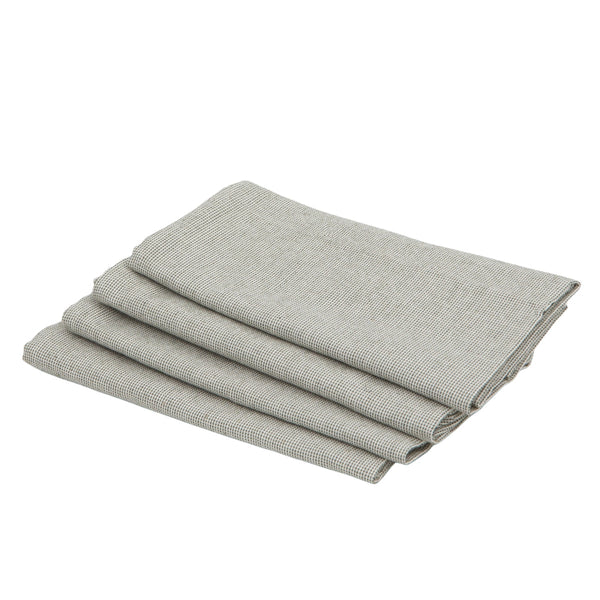 Colette - Lot De 4 Serviettes De Table - Vert Olive