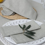 Colette - Lot De 4 Serviettes De Table - Vert Olive