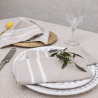 Sienna - Lot De 4 Serviettes De Table - Beige
