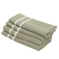 Sienna - Lot De 4 Serviettes De Table - Vert Olive