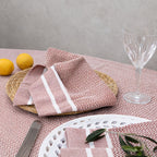 Sienna - Lot De 4 Serviettes De Table - Rouge Tomette