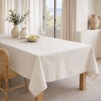 Colette - Nappe + 4 Serviettes - Taupe Clair