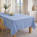Colette - Nappe + 4 Serviettes - Bleu Grec