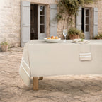 Sienna - Nappe + 10 Serviettes - Beige