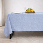 Colette - Nappe + 10 Serviettes - Bleu Grec