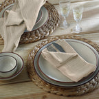 Alma - Lot De 4 Serviettes De Table - Beige Clair