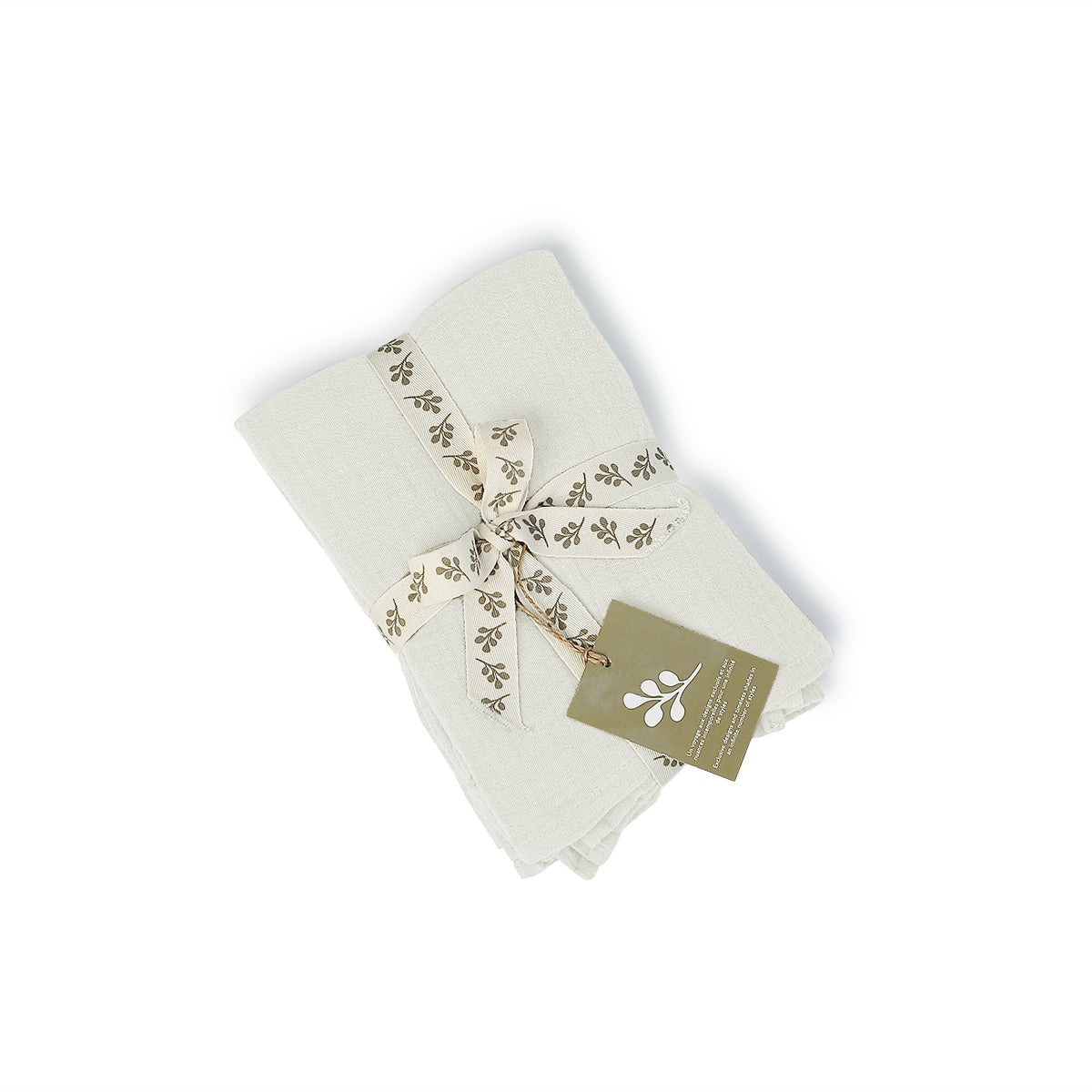 Alma - Nappe + 4 Serviettes - Blanc