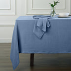 Alma - Nappe + 4 Serviettes - Bleu