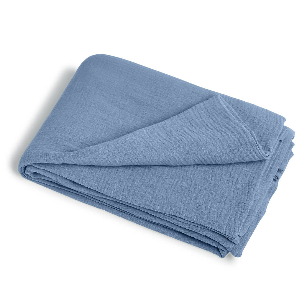 Alma - Nappe + 10 Serviettes - Bleu