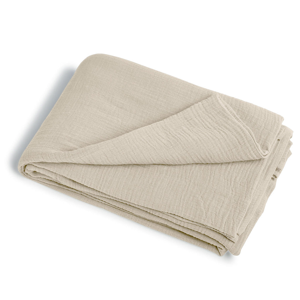 Alma - Nappe + 10 Serviettes - Beige Clair