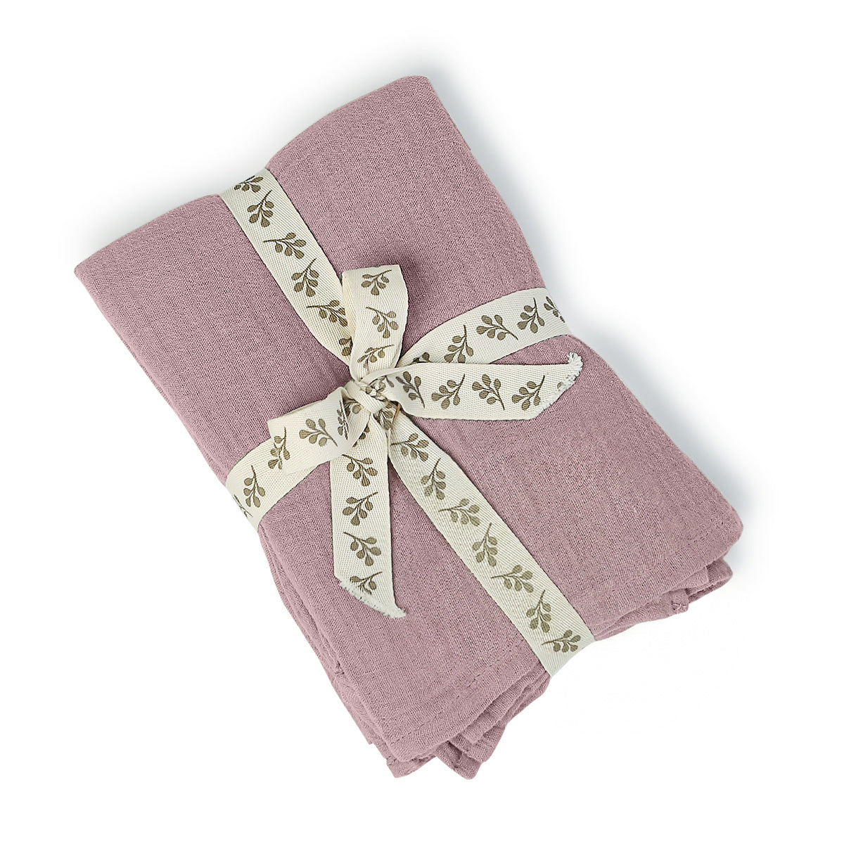 Alma - Nappe + 10 Serviettes - Bois De Rose