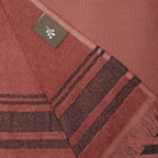 Faro - Fouta Eponge - Terracotta/Noir