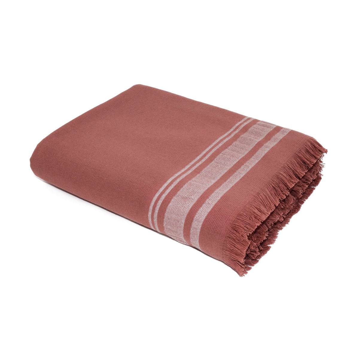 Faro - Fouta Eponge Xxl - Terracotta/Grège