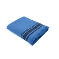 Faro - Fouta Eponge Xxl - Bleu Denim/Noir