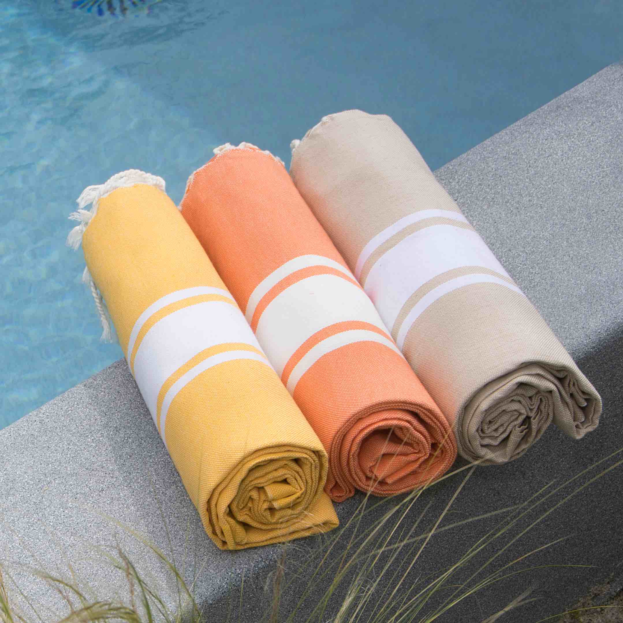 St Tropez - Lot De 2 Foutas - Beige
