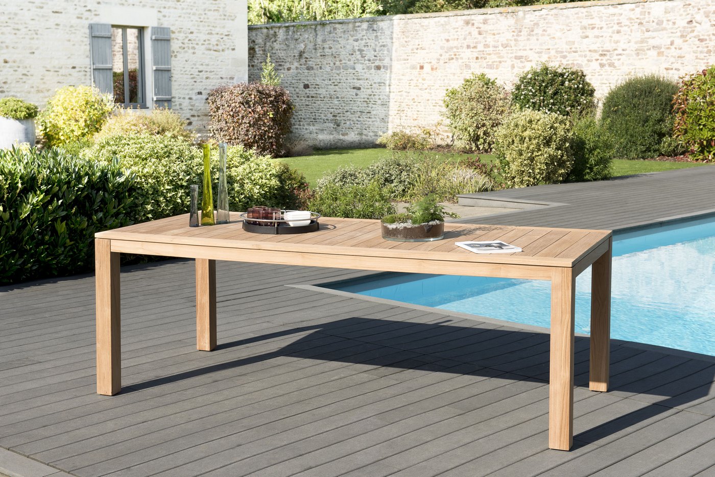 Kim - Table De Jardin 6/8 Pers - Marron