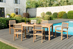 Kim - Salon De Jardin 6/8 Pers - Taupe/Marron
