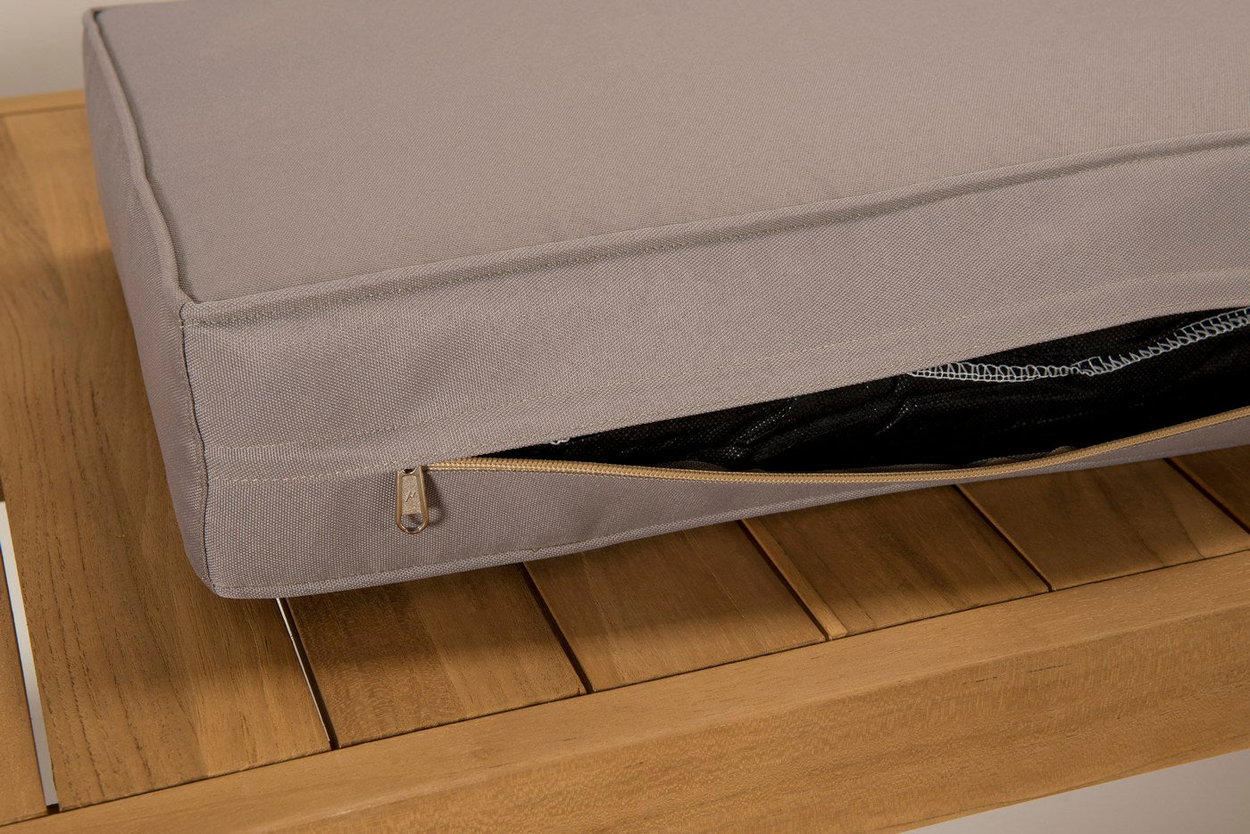 Kim - Salon De Jardin 3 Places - Taupe/Marron