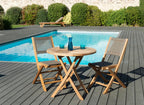 Fun - Salon De Jardin 2 Pers - Marron