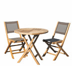 Fun - Salon De Jardin 2 Pers - Marron