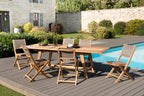Fun - Salon De Jardin 8/10 Pers - Taupe/Marron