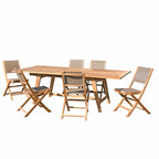 Fun - Salon De Jardin 8/10 Pers - Taupe/Marron