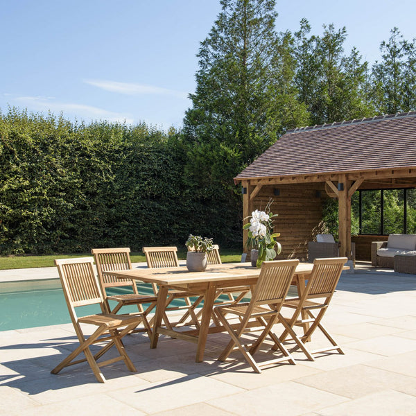 Fun - Salon De Jardin 8/10 Pers - Marron
