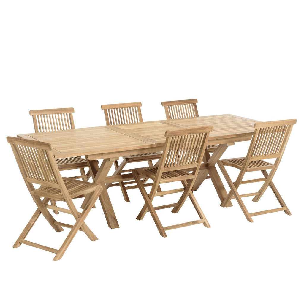 Fun - Salon De Jardin 8/10 Pers - Marron