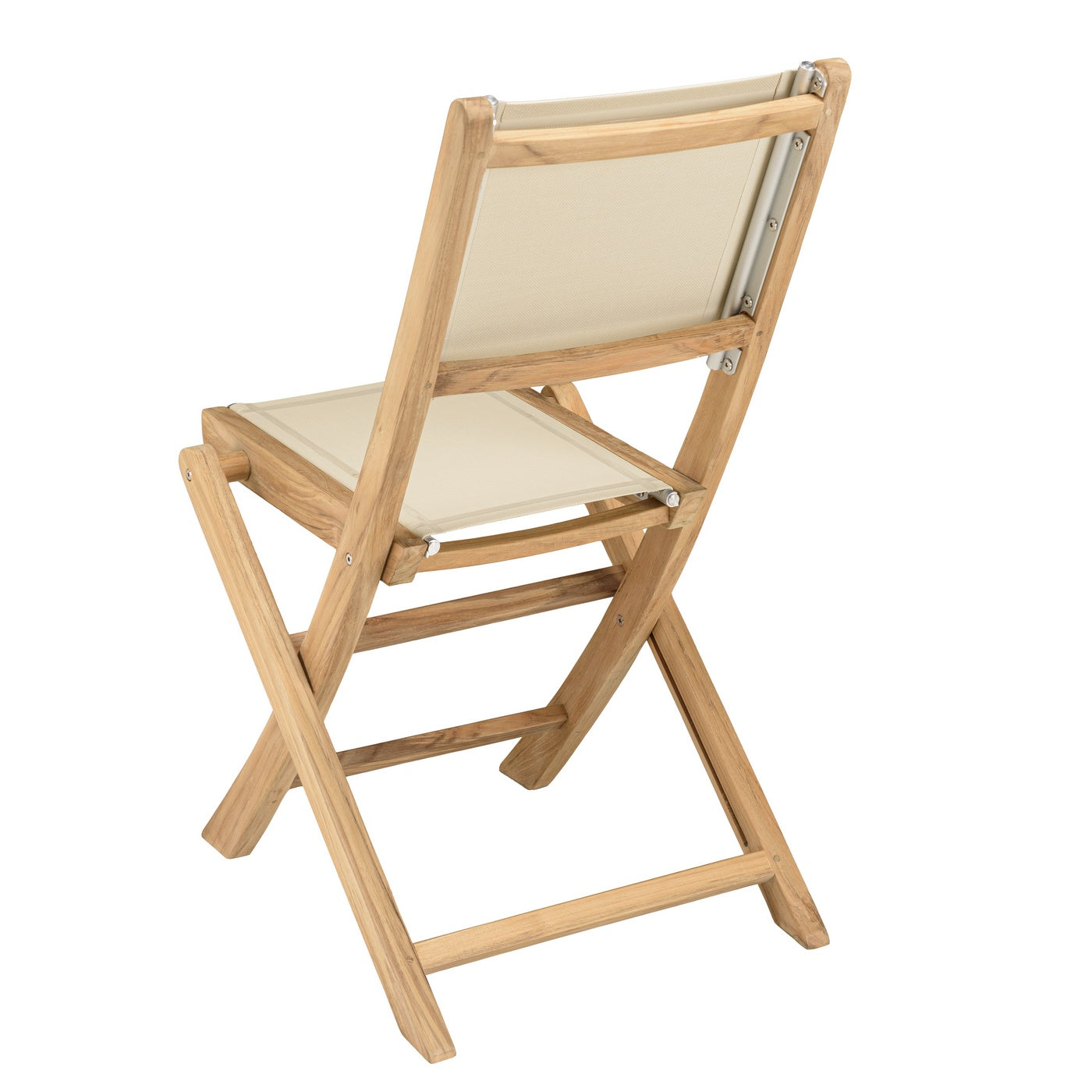 Fun - Lot De 2 Chaises Jardin - Marron/Beige
