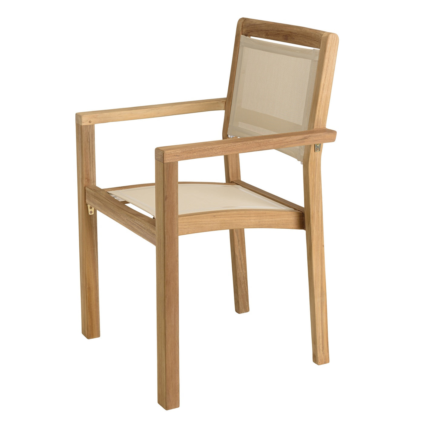 Fun - Lot De 2 Fauteuils Jardin - Marron/Beige