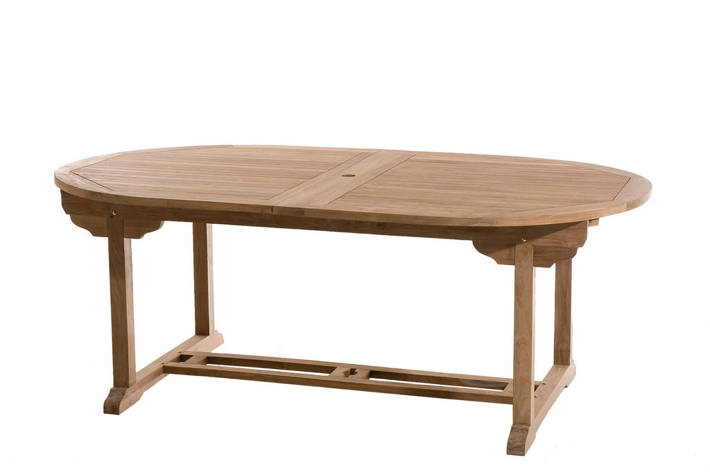Fun - Salon De Jardin 10/12 Pers - Beige/Marron