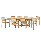 Fun - Salon De Jardin 10/12 Pers - Beige/Marron