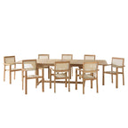 Fun - Salon De Jardin 10/12 Pers - Beige/Marron