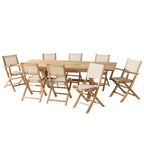 Fun - Salon De Jardin 10/12 Pers - Beige/Marron